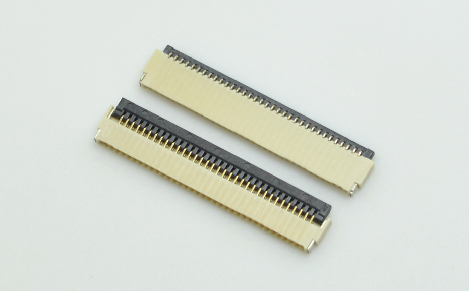 FPCFFC扁平電纜插座 軟排線連接器 fpc0.5 H1.0 20P-40P 前插後掀,香蕉网址在线观看