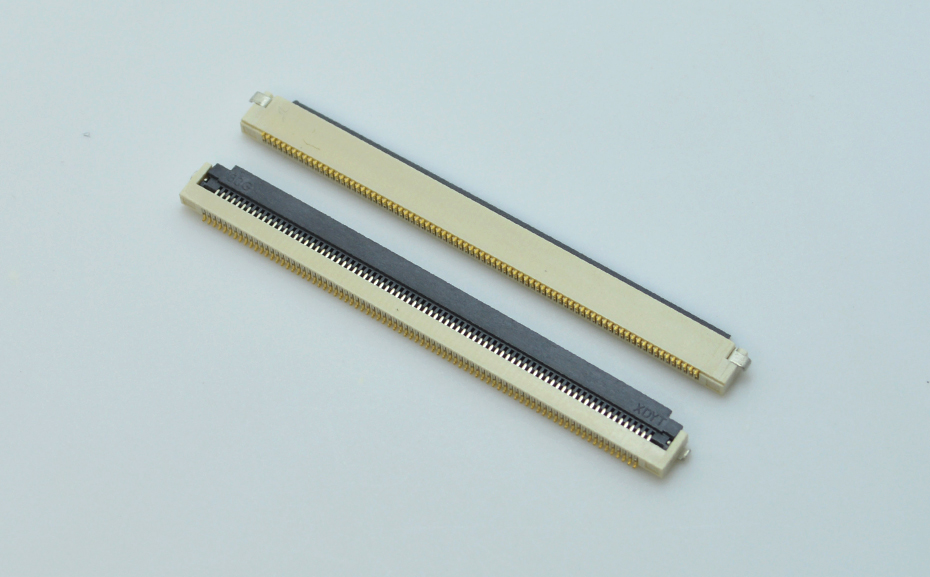 FFC/FPC座 軟排線連接器 0.5mm間距 80P /68P翻蓋式下接觸 液晶屏,香蕉网址在线观看