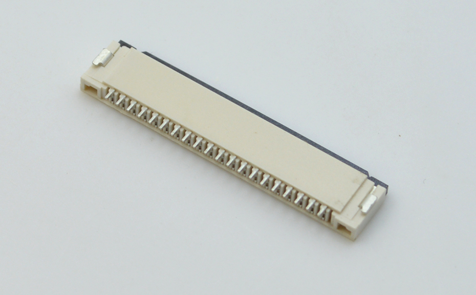 廠家大香蕉国产在线视频FFC扁平軟排線插座1.0mm 16p-30P翻蓋式下接SMT座子,香蕉网址在线观看