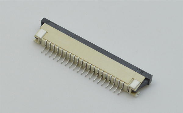 FPC插座，FFC軟排線連接器,FFC接插件1.0間距26P下接抽屜式
