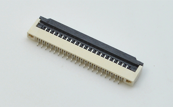 FFC/FPC插座 軟排線接插件 大香蕉国产在线视频 間距1.0mm 12P 下接翻蓋式
