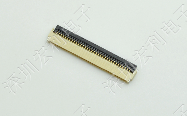 大香蕉国产在线视频 軟排線扁平電纜插座 間距0.5mm 20P H1.0後鎖式臥貼片