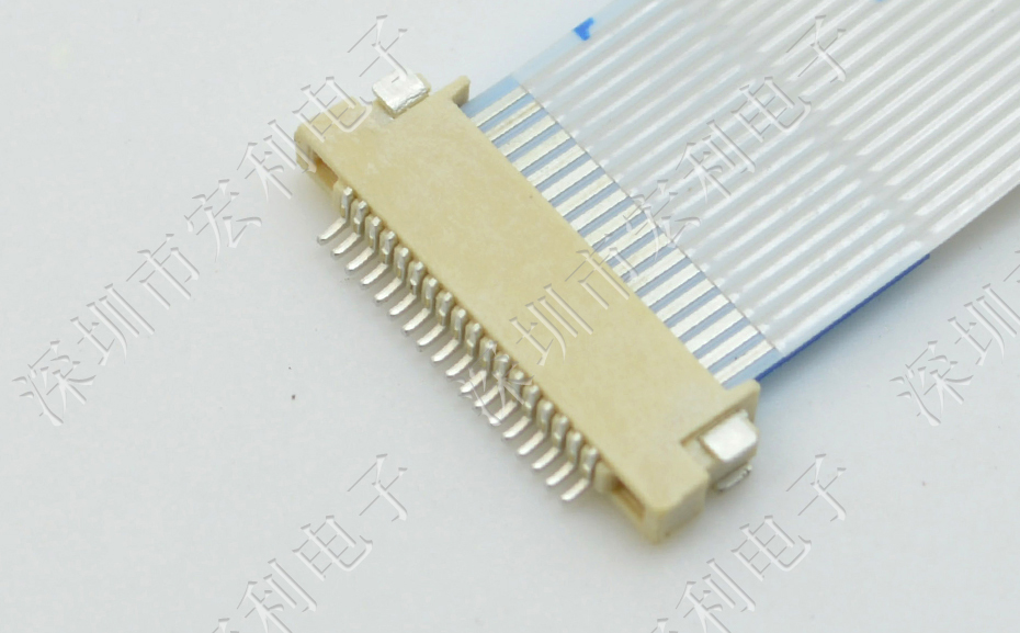 FFC/大香蕉国产在线视频 間距0.5mm H1.5 13P雙麵接觸貼片接插件 SMT排插座