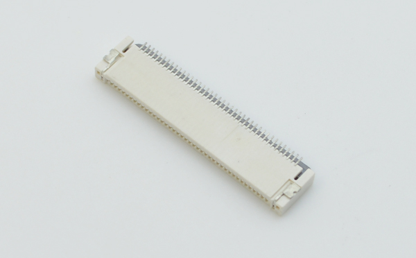 FFC/FPC0.5mm間距H2.0前插後翻蓋連接器
