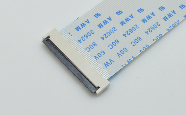 FFC/FPC0.5mm間距H2.0前插後翻蓋連接器