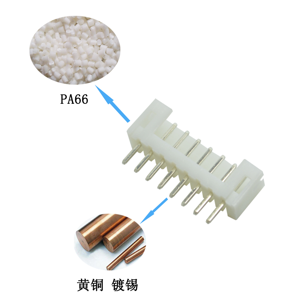 PH2.0mm 8P 單排連接器2.0mm間距 8芯接插件 直針,香蕉网址在线观看