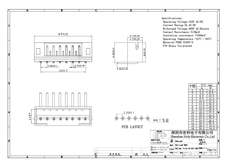 PH2.0mm-2P 彎針針座 條形連接器座 間距2.0mm彎針座,香蕉网址在线观看
