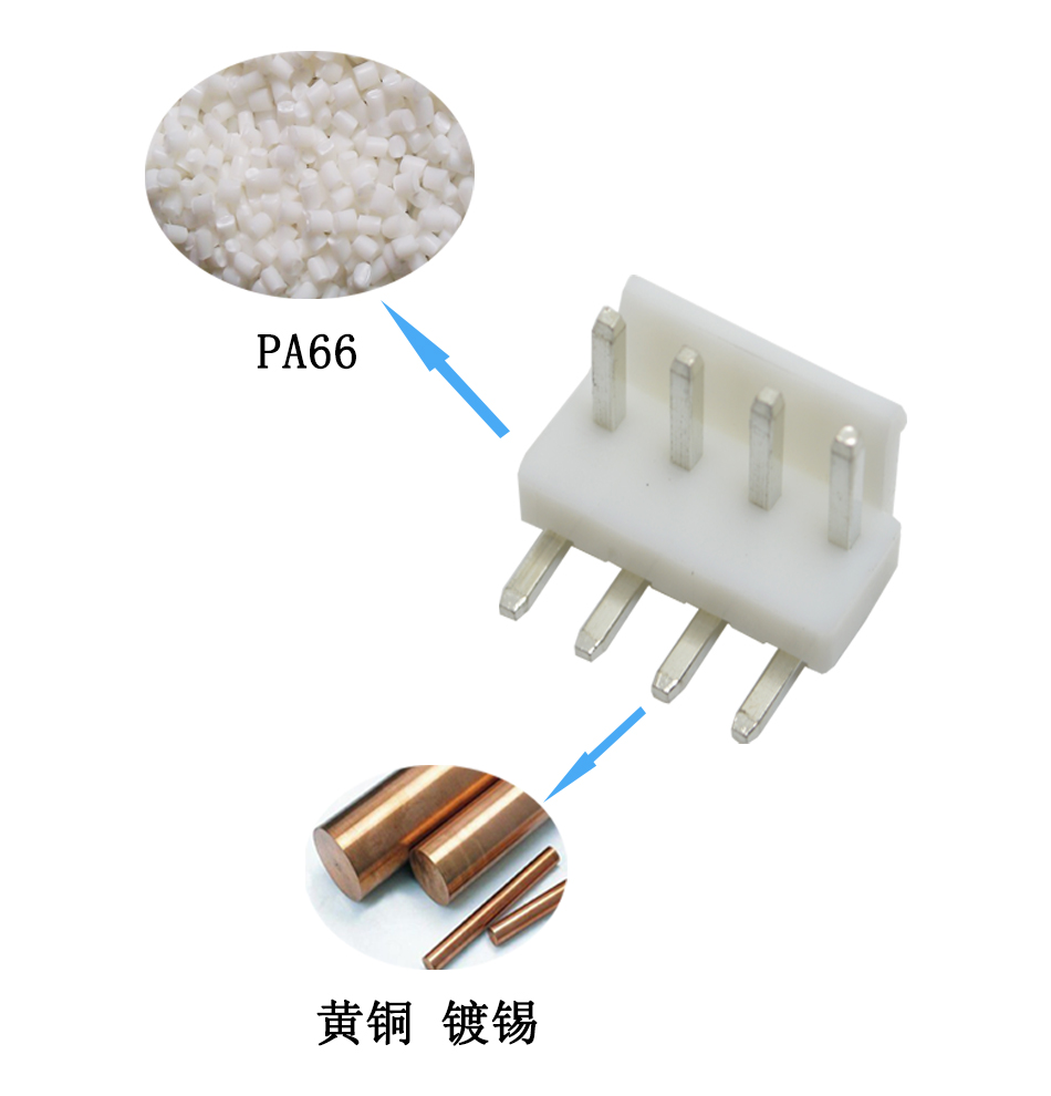 VH3.96彎針插座 2A/3P/4P/5P/6P/7P/8/9/10針座 接插件後焊連接器,香蕉网址在线观看